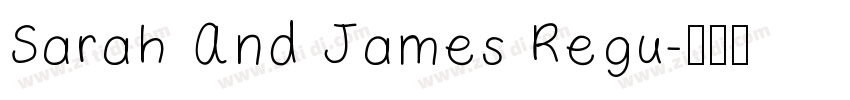 Sarah And James Regu字体转换